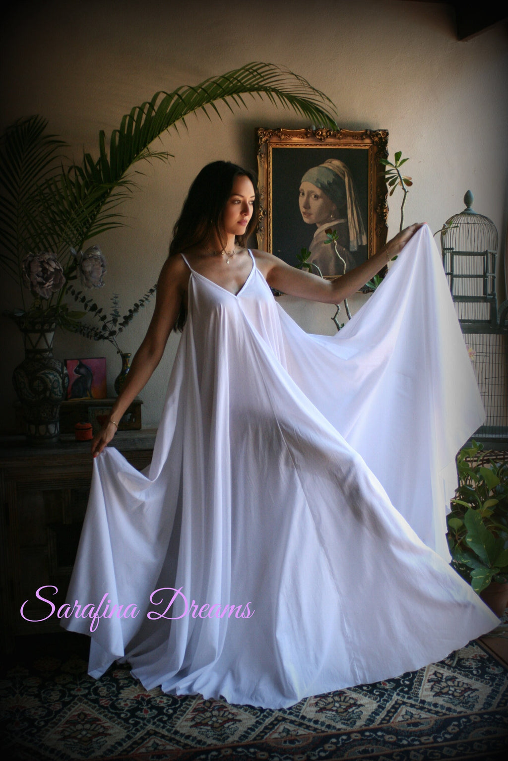 100% Cotton Nightgown White Cotton Nightgown Bridal White Cotton Lingerie Wedding Sleepwear Cotton Sleepwear Honeymoon Nightgown