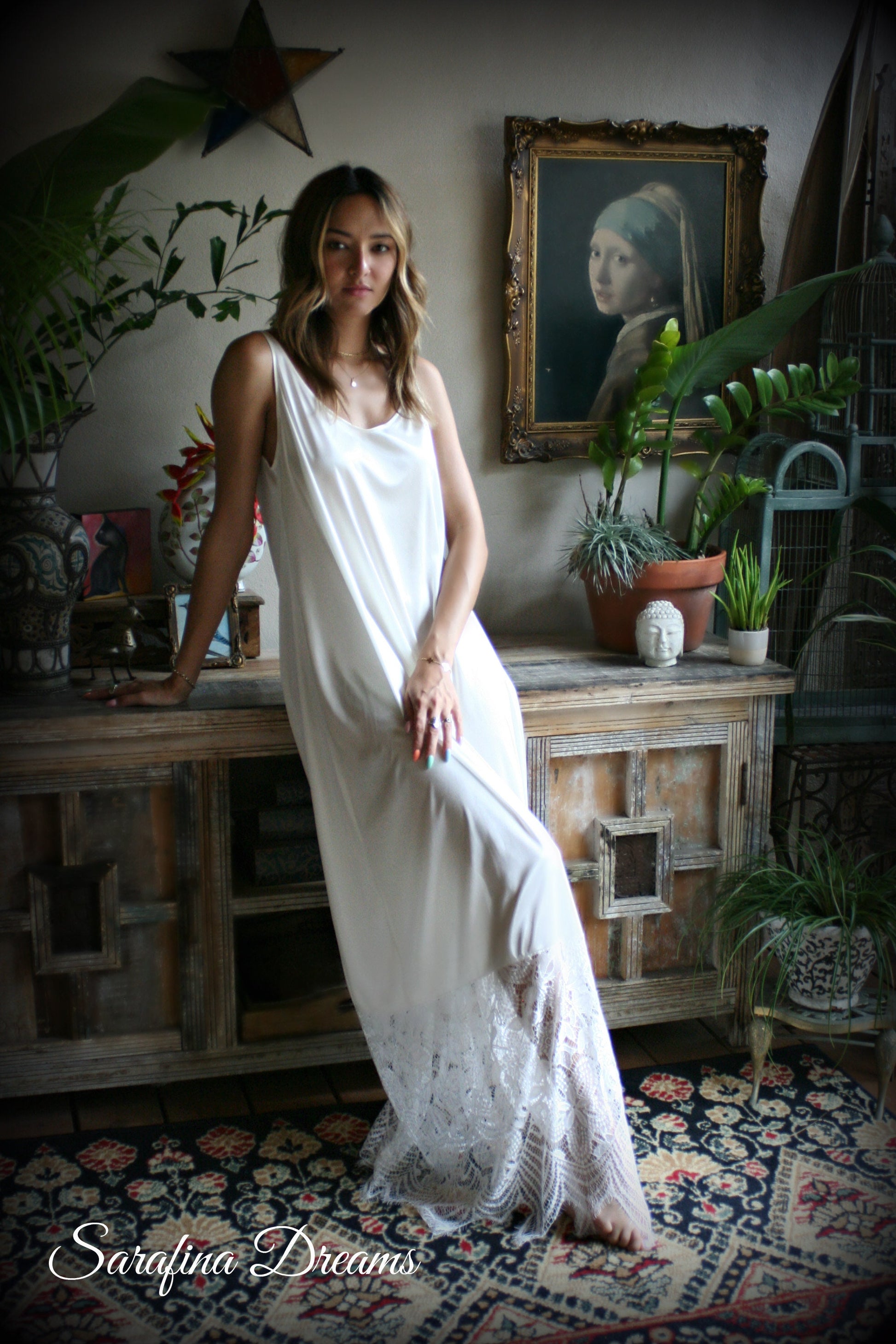 Bridal Satin Nightgown Wedding Sleepwear Bridal Lingerie Wedding Lingerie Lace Sleepwear Honeymoon Lingerie