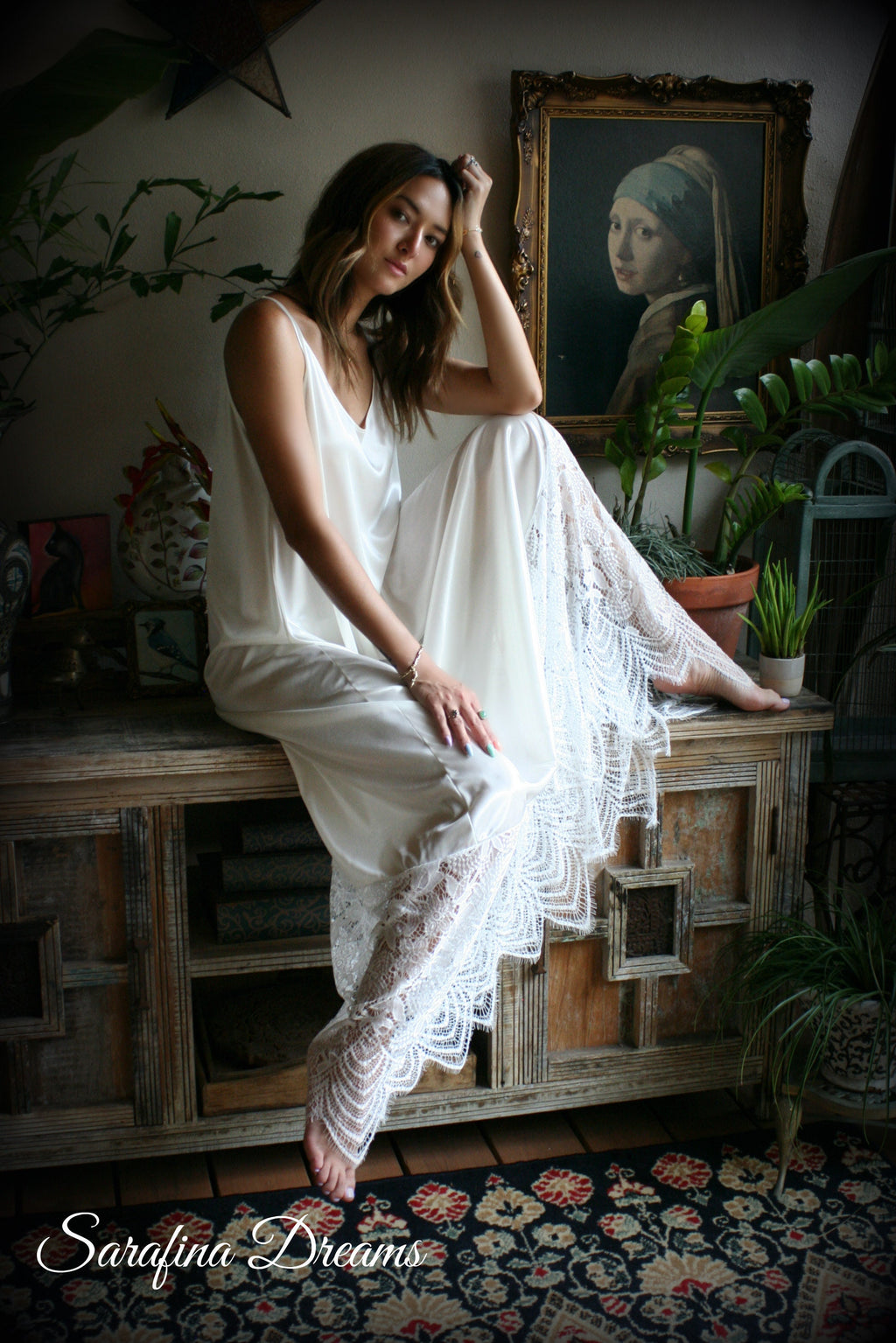 Bridal Satin Nightgown Wedding Sleepwear Bridal Lingerie Wedding Lingerie Lace Sleepwear Honeymoon Lingerie
