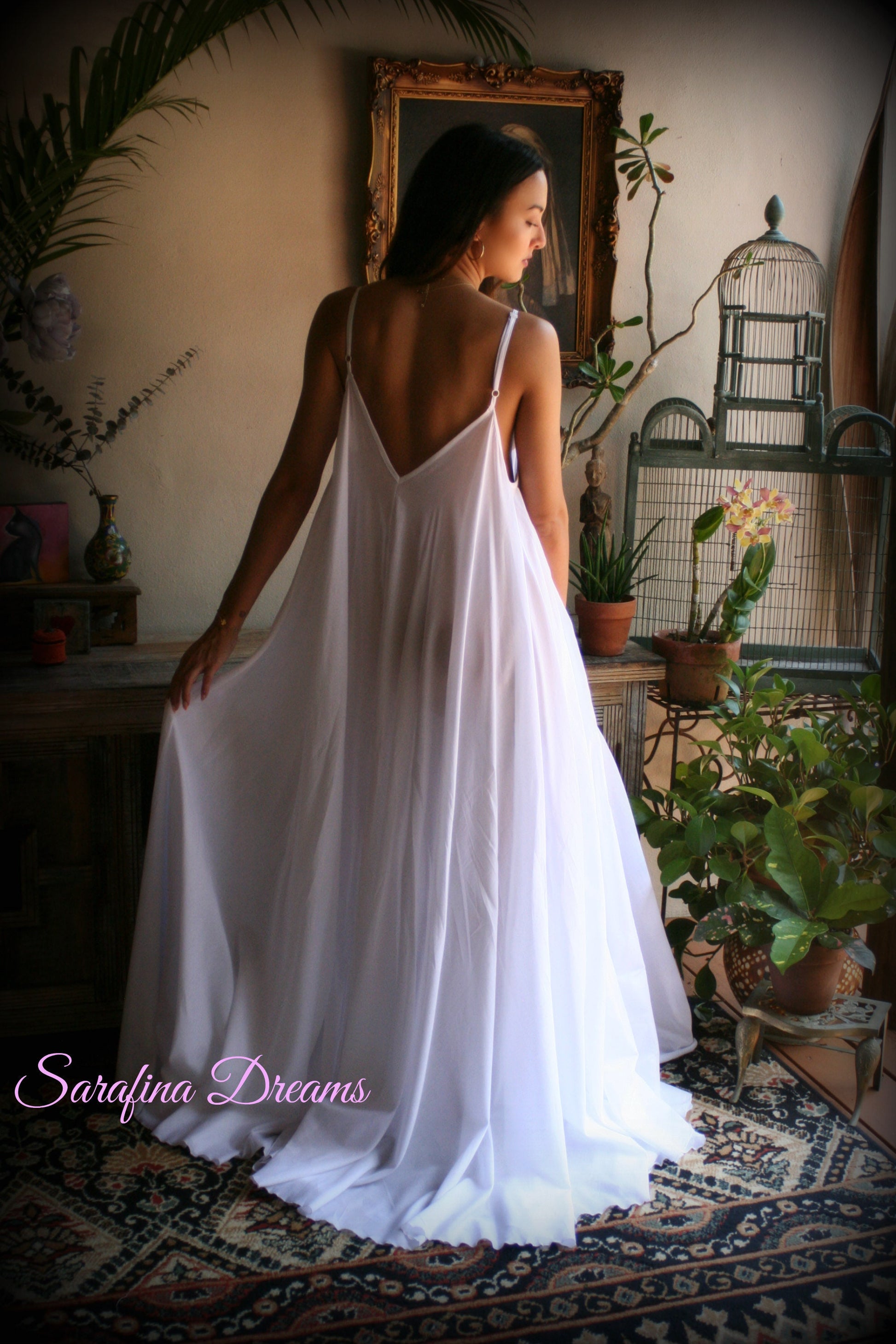 100% Cotton Nightgown White Cotton Nightgown Bridal White Cotton Lingerie Wedding Sleepwear Cotton Sleepwear Honeymoon Nightgown