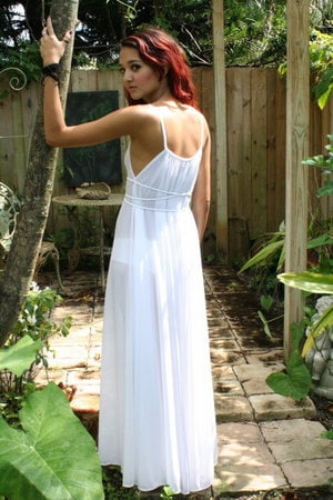100% Cotton Nightgown Grecian Empire Bodice Full Sweep Bridal Lingerie Wedding Nightgown Bridal Sleepwear White And Prints Cotton Sleepwear