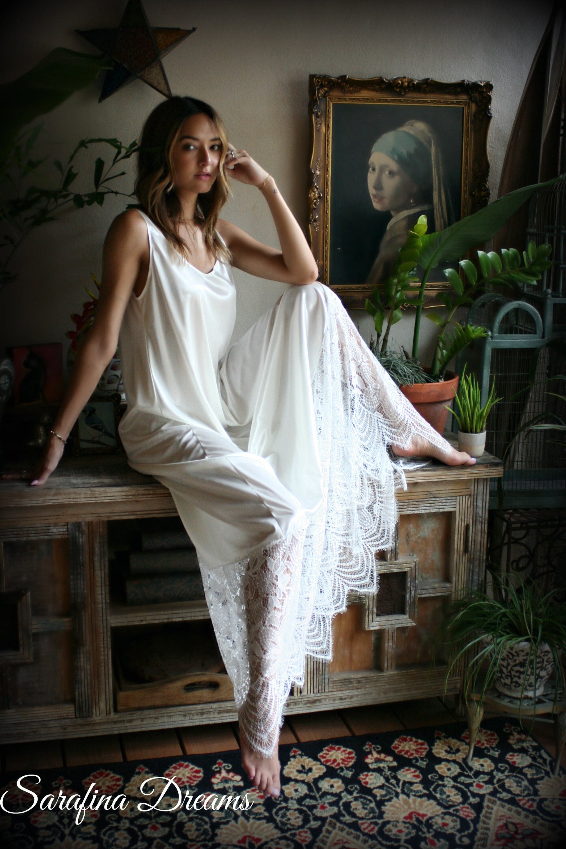 Bridal Satin Nightgown Wedding Sleepwear Bridal Lingerie Wedding Lingerie Lace Sleepwear Honeymoon Lingerie