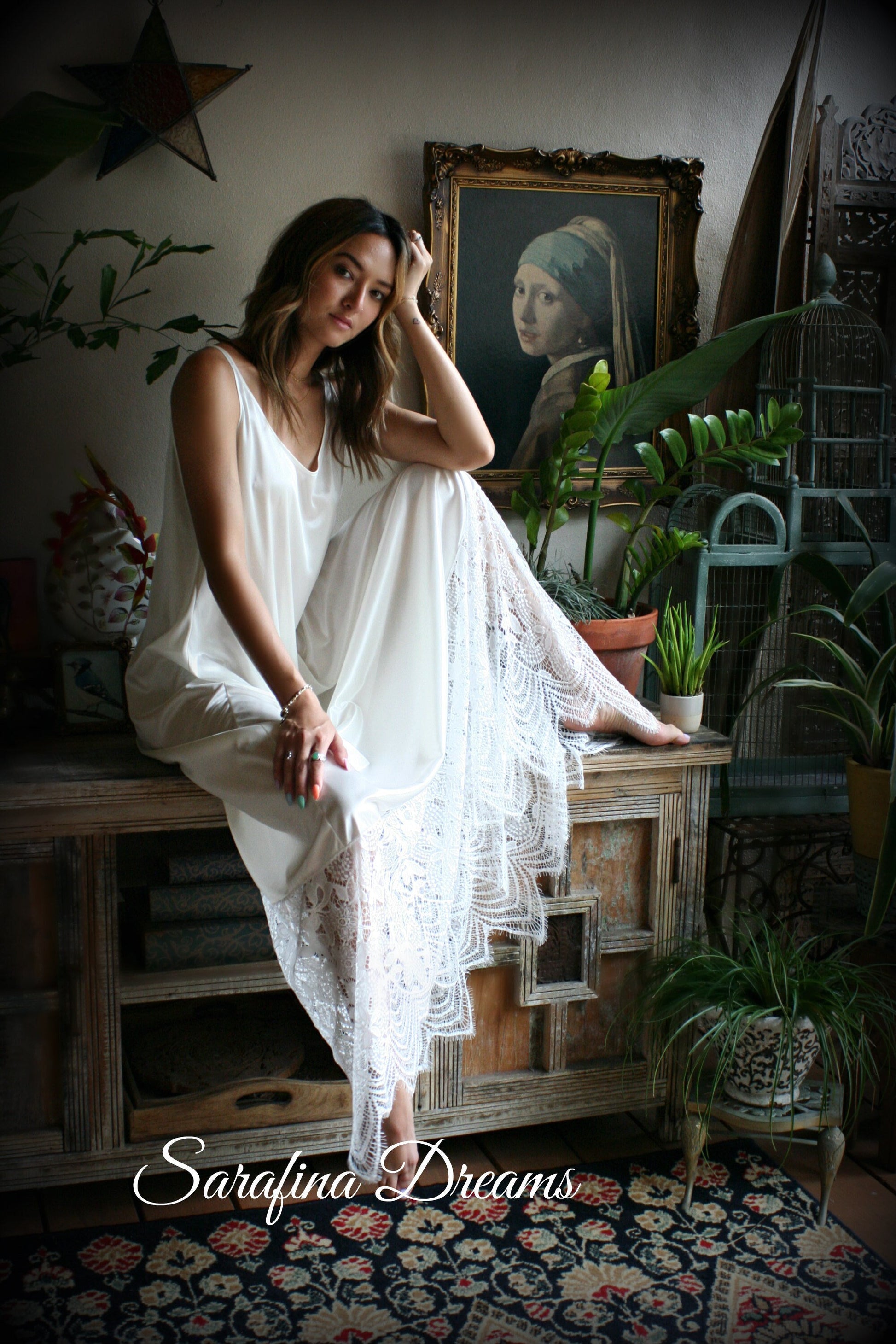 Bridal Satin Nightgown Wedding Sleepwear Bridal Lingerie Wedding Lingerie Lace Sleepwear Honeymoon Lingerie