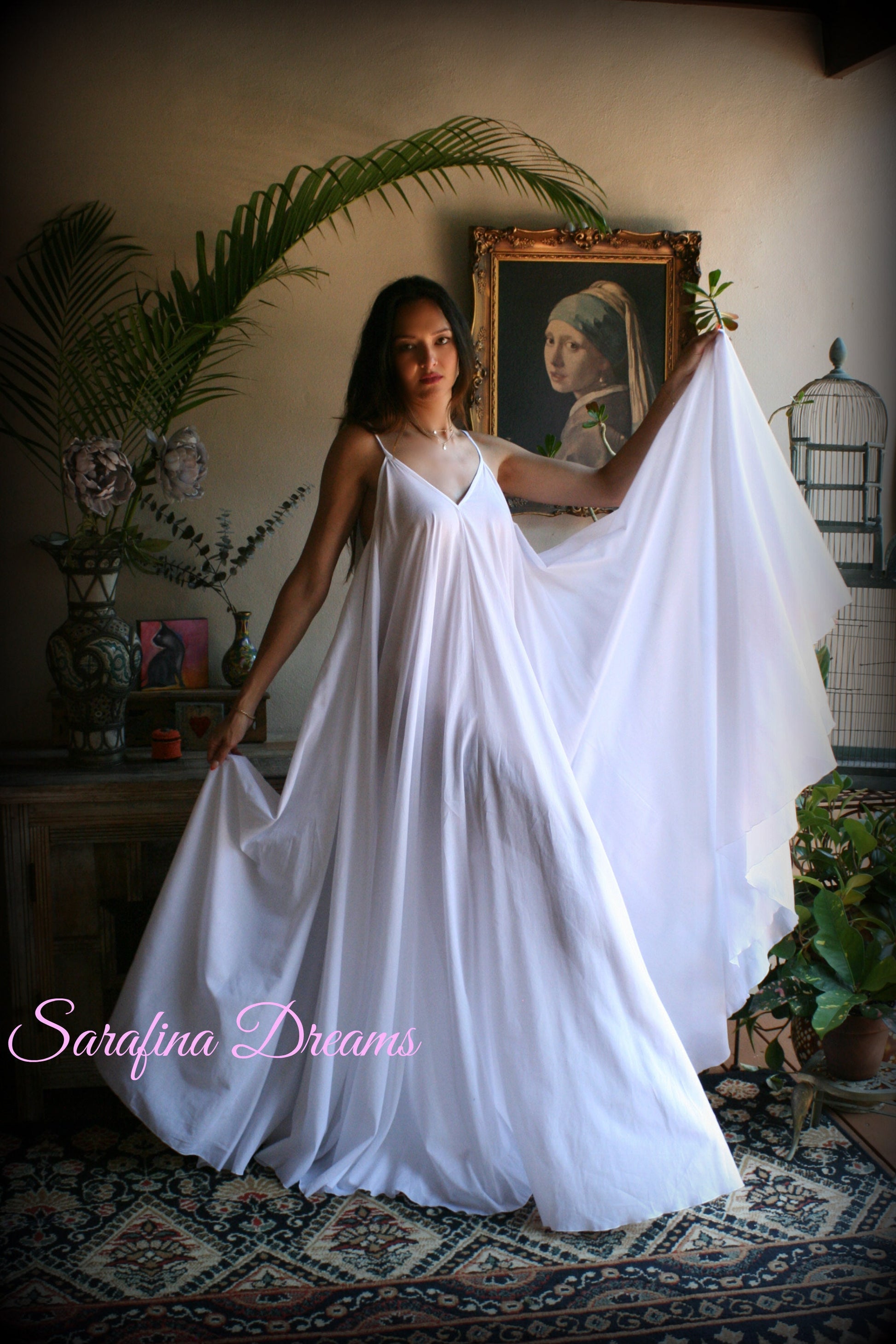100% Cotton Nightgown White Cotton Nightgown Bridal White Cotton Lingerie Wedding Sleepwear Cotton Sleepwear Honeymoon Nightgown